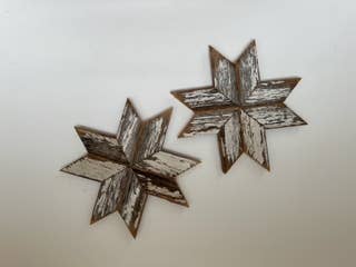 Barnwood Snowflake - star - christmas: 9" medium version