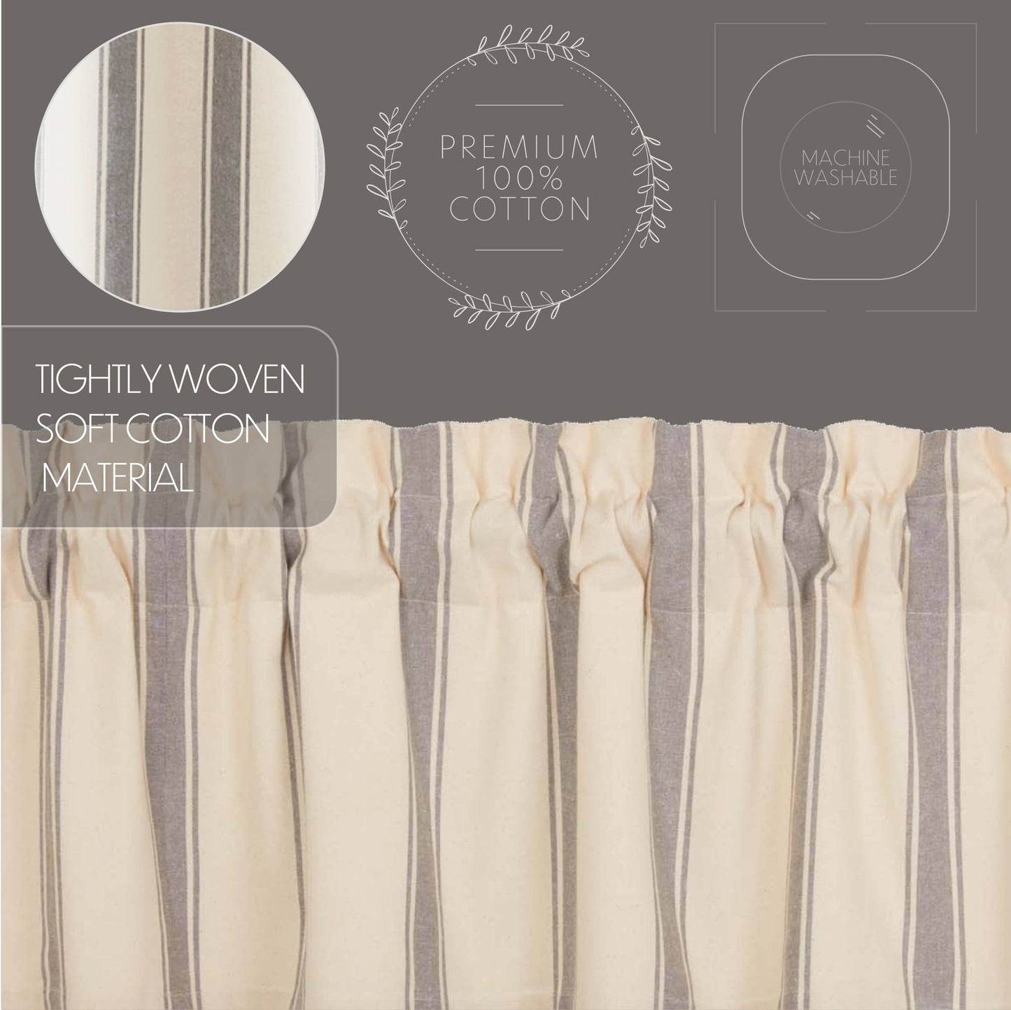 Grace Grain Sack Stripe Tier Set of 2 L24xW36
