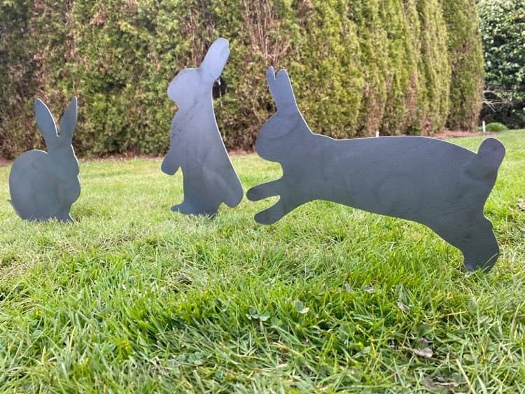 Rabbit Yard & Garden Stakes: Bunny #1