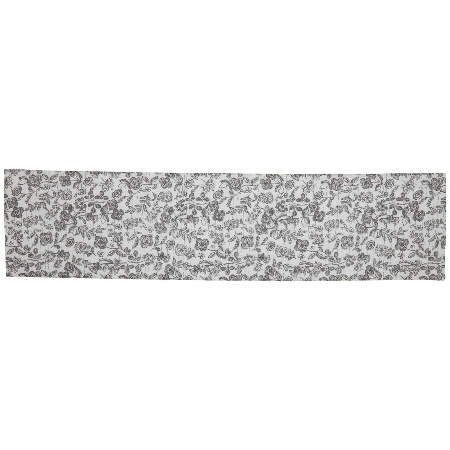 Gray Gables Floral Runner 54Lx13W