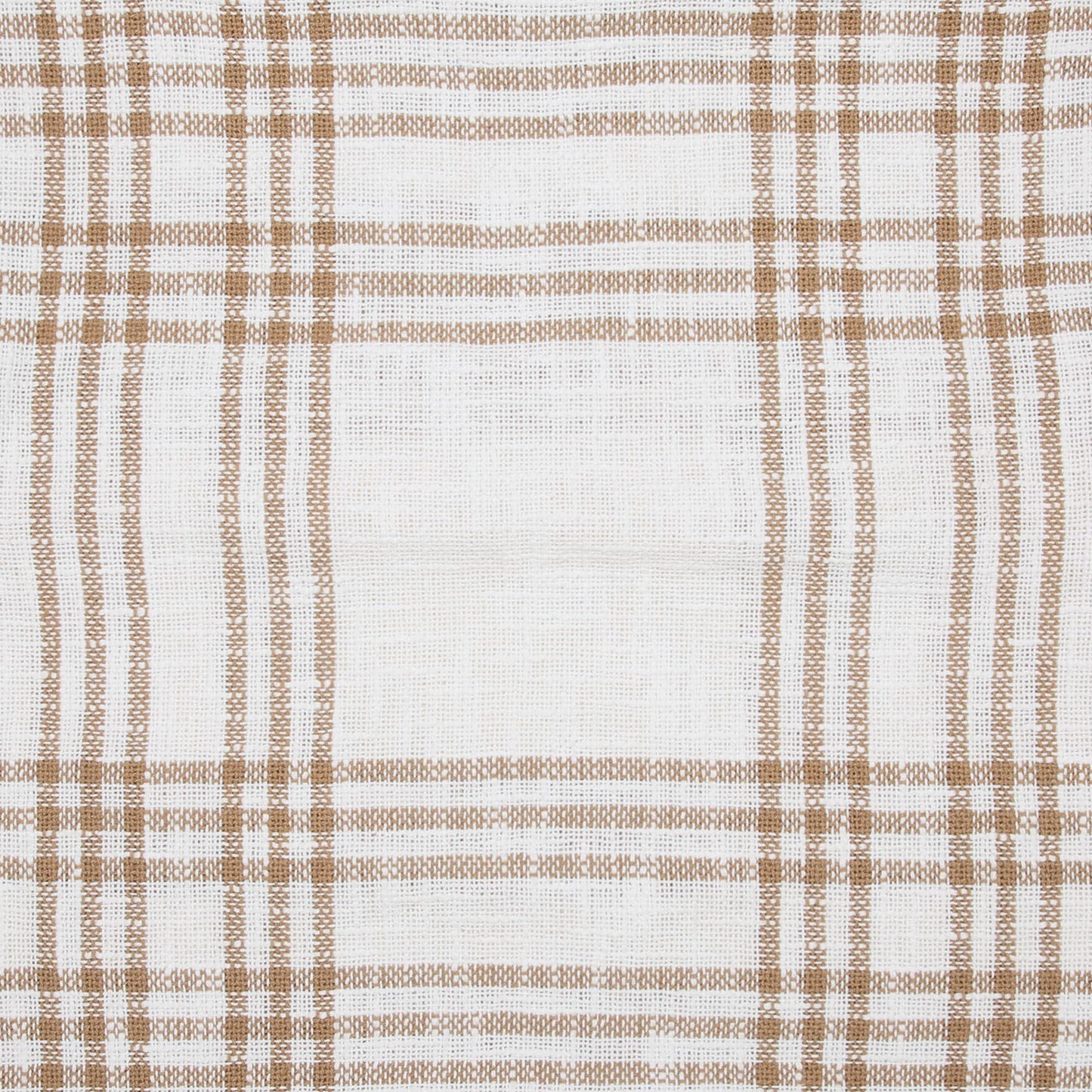 Wheat Plaid Woven Throw 50x60