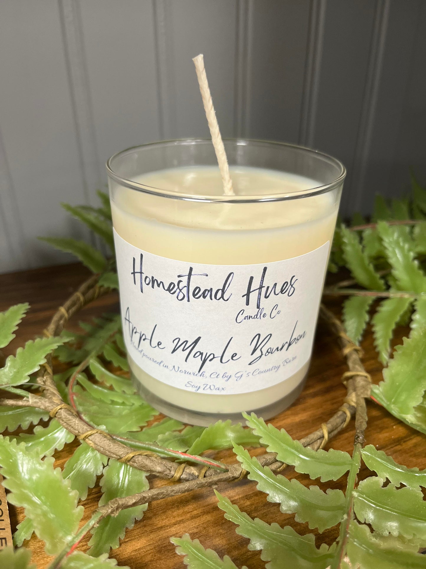 Apple Maple Bourbon Soy Candle
