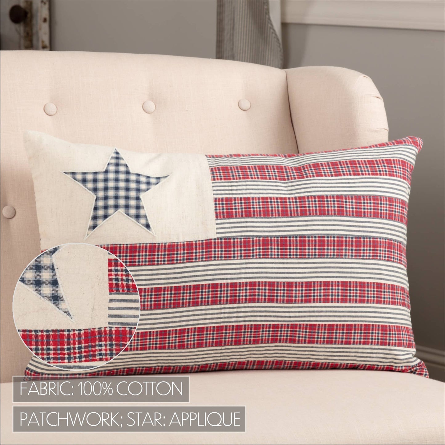 Hatteras Flag Pillow 14x22