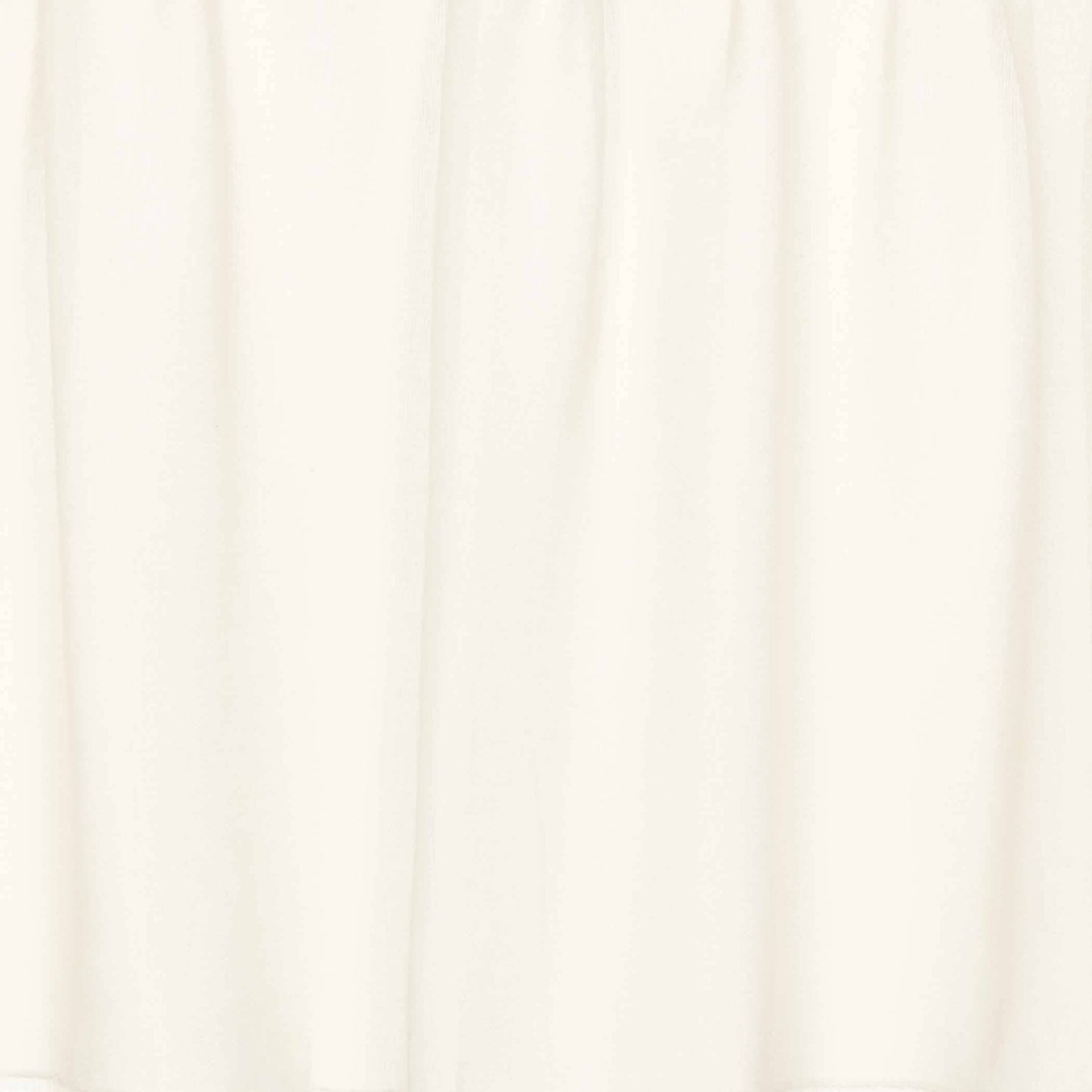 Tobacco Cloth Antique White Short Panel Fringed Set of 2 63x36