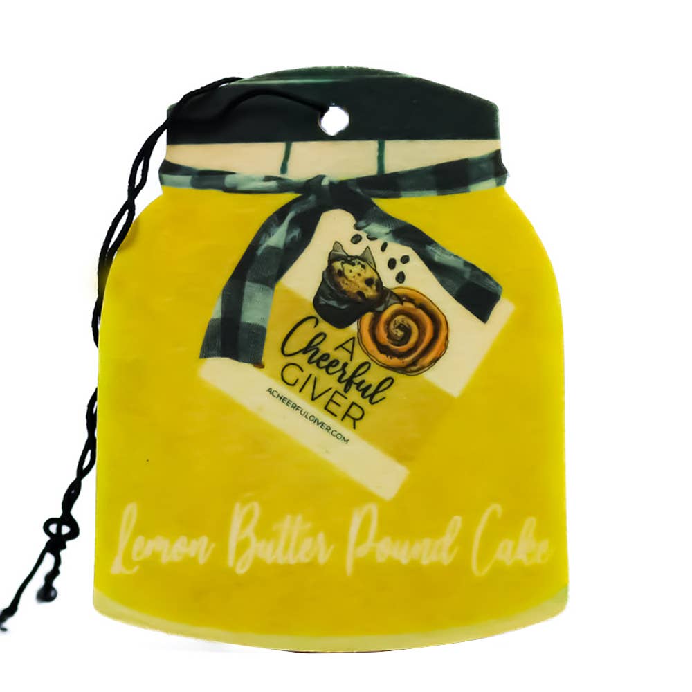 Car Air Freshener (16/box) - Lemon Butter Pound Cake