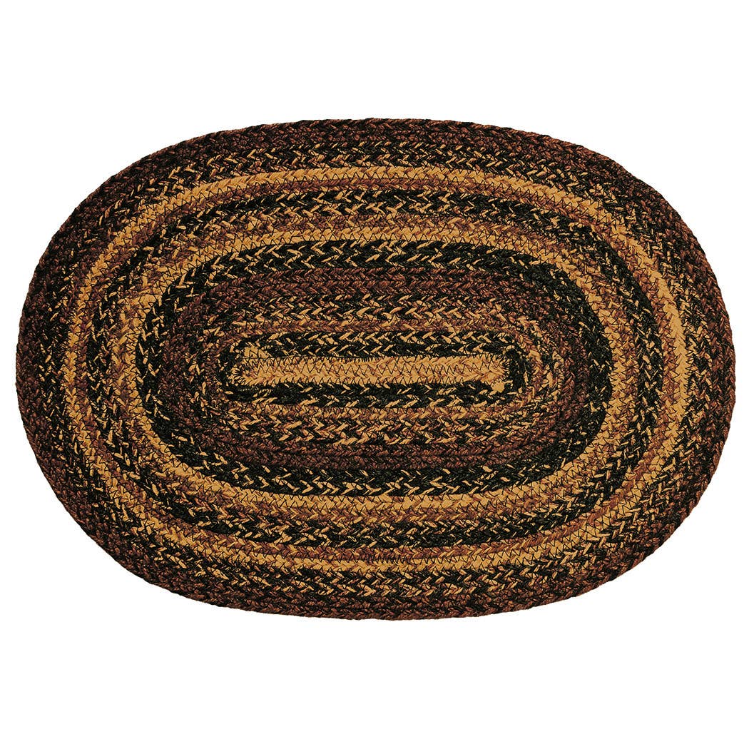 Cappuccino Braided Rug & Tabletop Collection