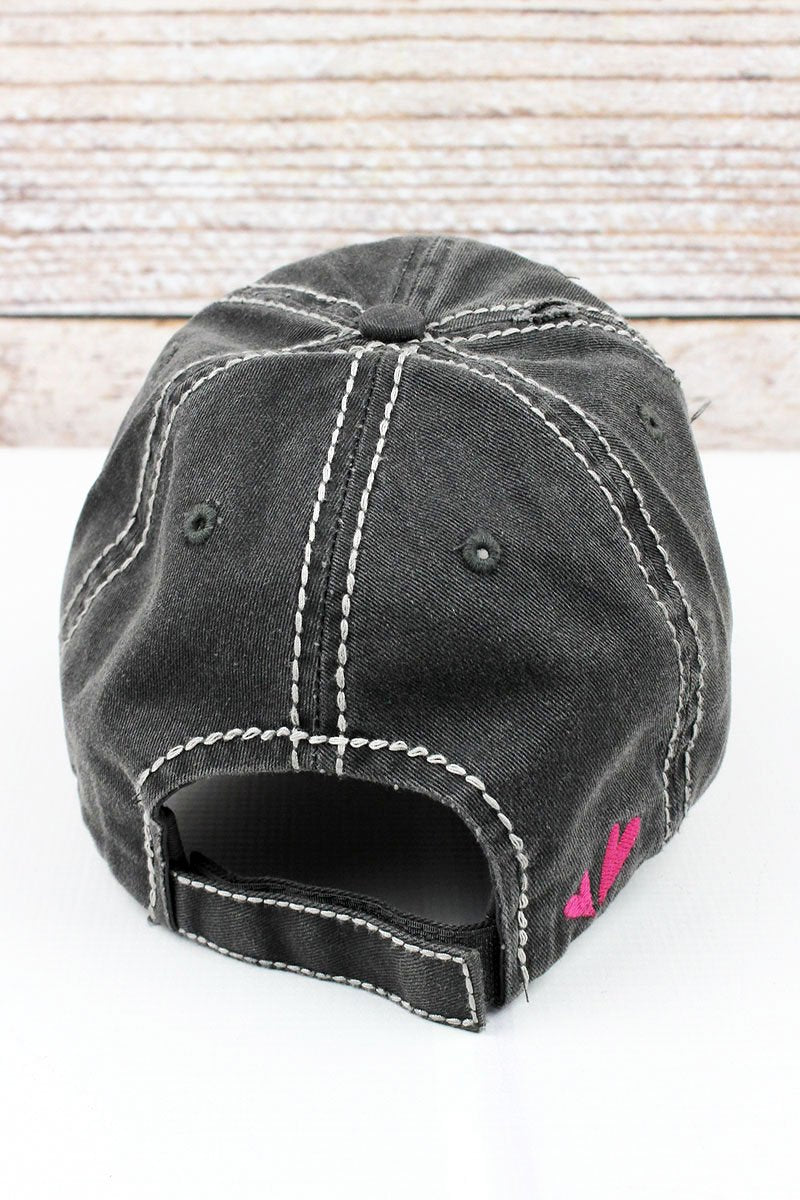 Distressed Black Cap 'Raising My Herd'