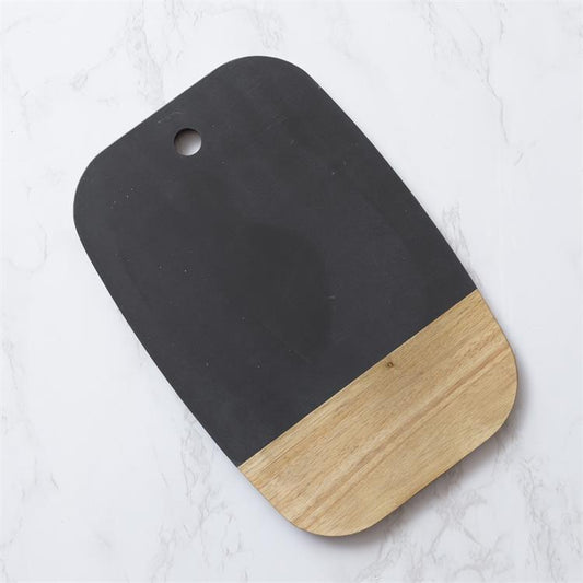 Slate And Acacia Serving Board, Small