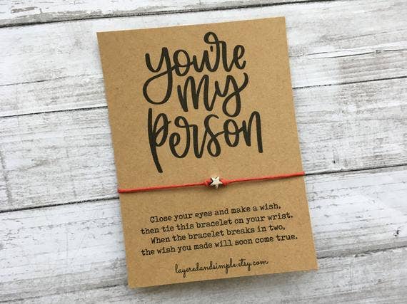 You're My Person Bracelet: Purple
