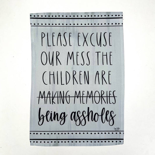 Our Mess Garden Flag ON SALE!