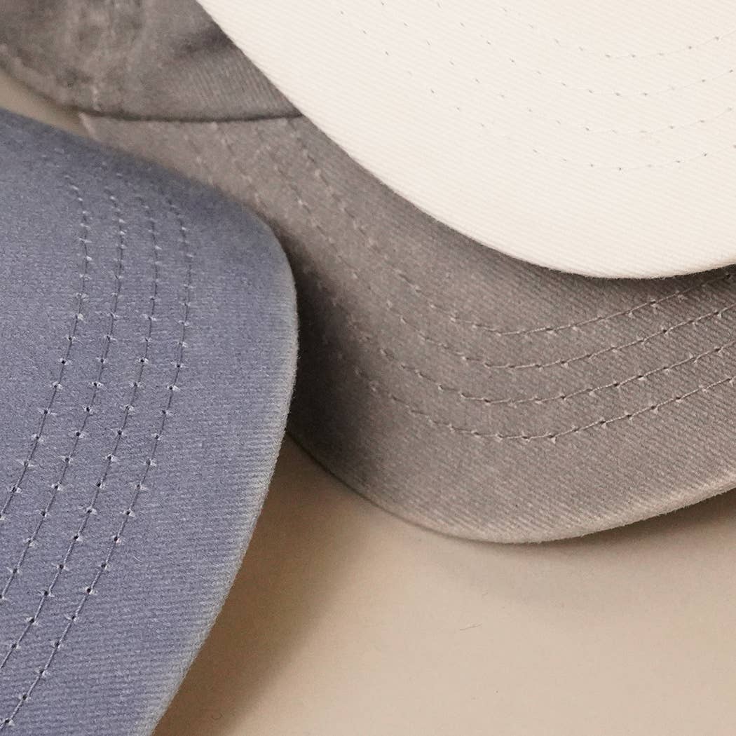 Shark Embroidered Cotton Baseball Dad Cap: WHITE / One Size