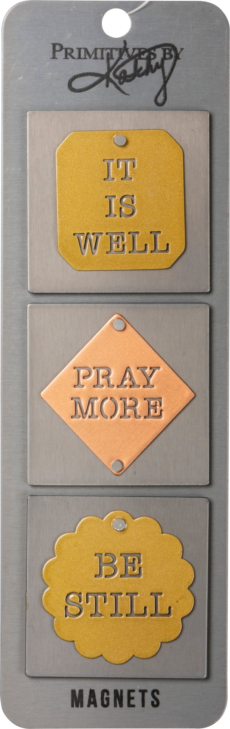 Magnet Set - It Is Well Pray More Be Still