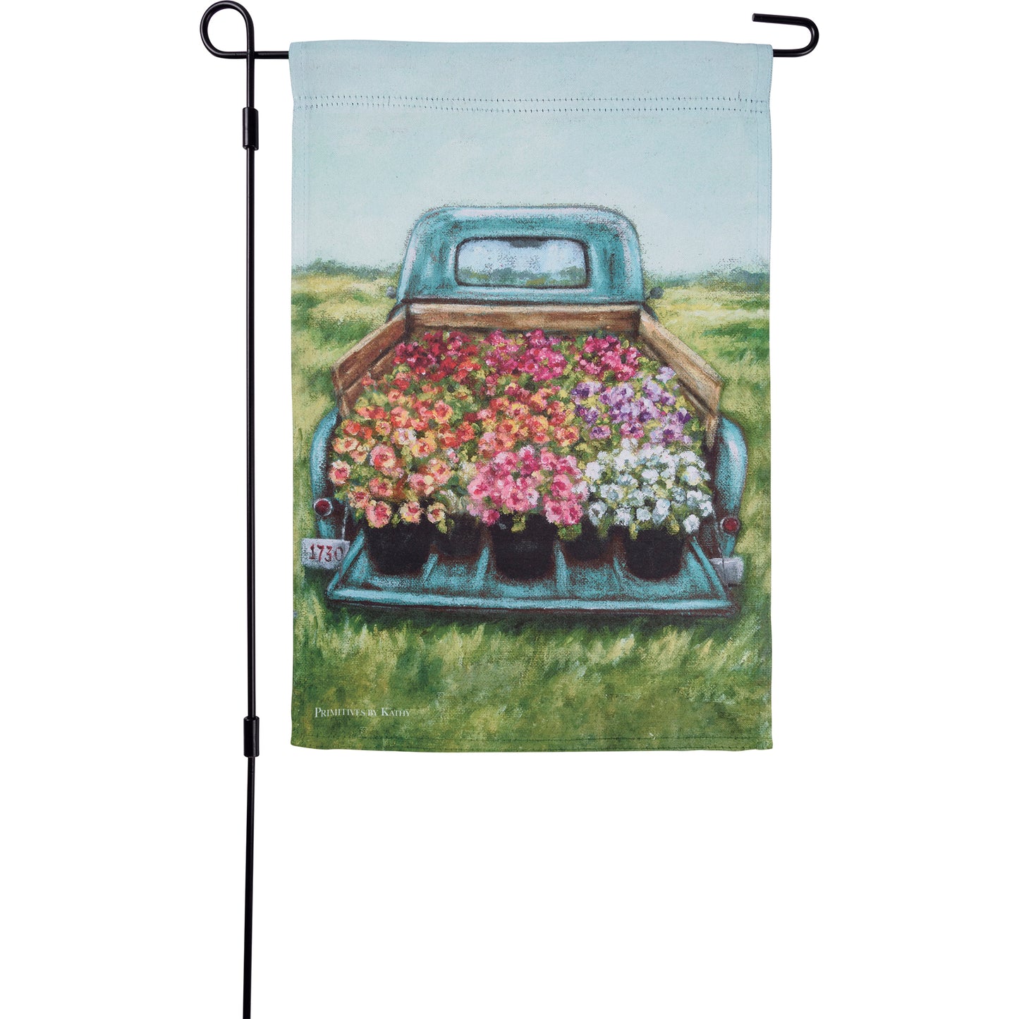 Garden Flag - Blue Truck