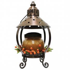 A Cheerful Giver - Copper Star Candle Lantern