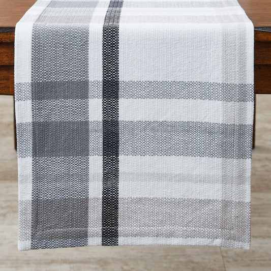 MASON PLAID TABLE RUNNER 54"L