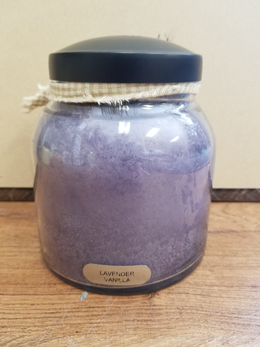 Lavender Vanilla Candle for Relaxing Farmhouse Fragrance 