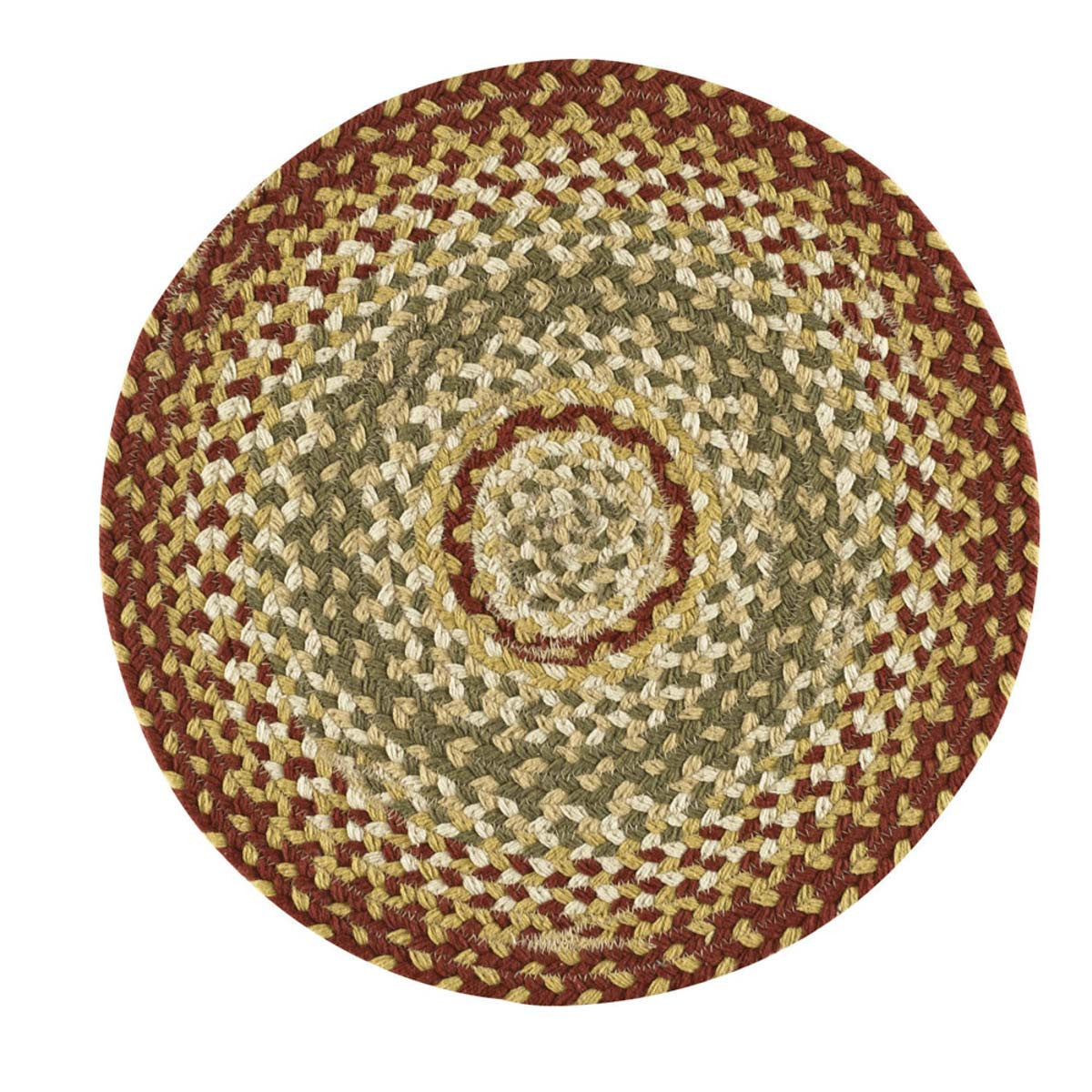 MILL VILLAGE BRAIDED ROUND PLACEMAT