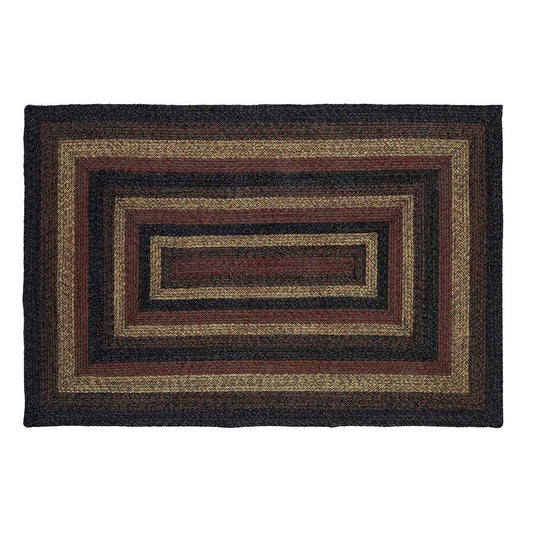 Slate Braided Rug 4' x 6' Rectangle 