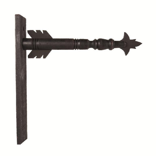 17.5 INCH BLACK WOOD ARROW HOLDER