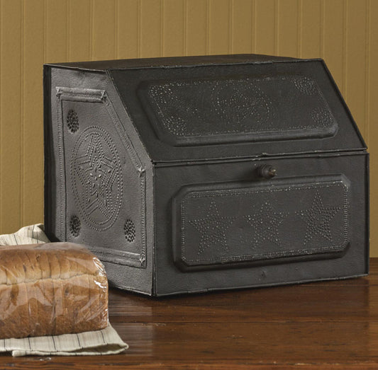 BLACK STAR METAL BREAD BOX