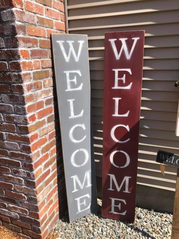 Welcome Sign Farmhouse Country Deck or Porch