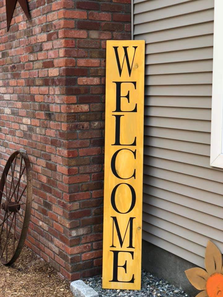 Welcome Sign Farmhouse Country Deck or Porch