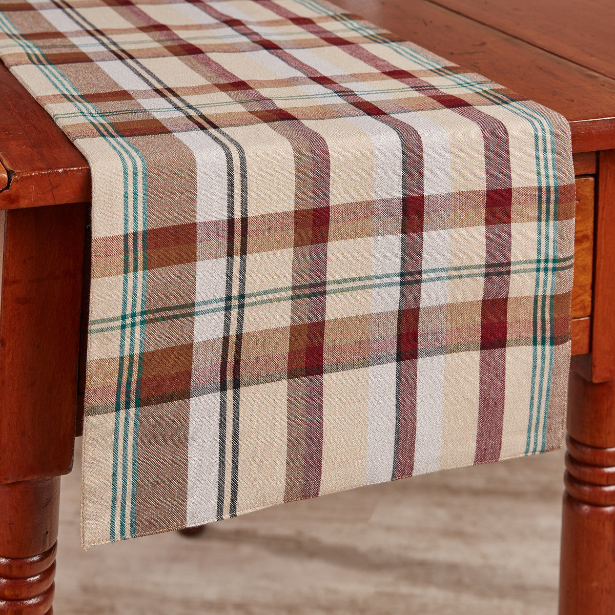 GAMEKEEPER PLAID TABLE RUNNER 54"L