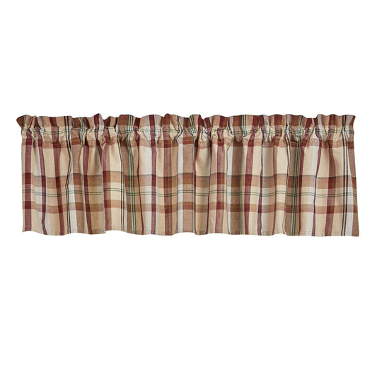 GAMEKEEPER PLAID VALANCE 14"L