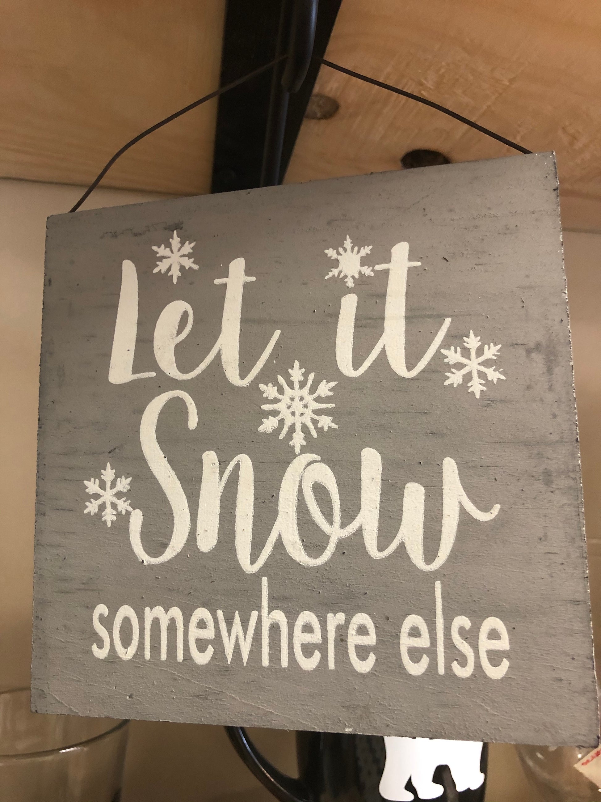 Let It Snow Sign - Gs Country Barn
