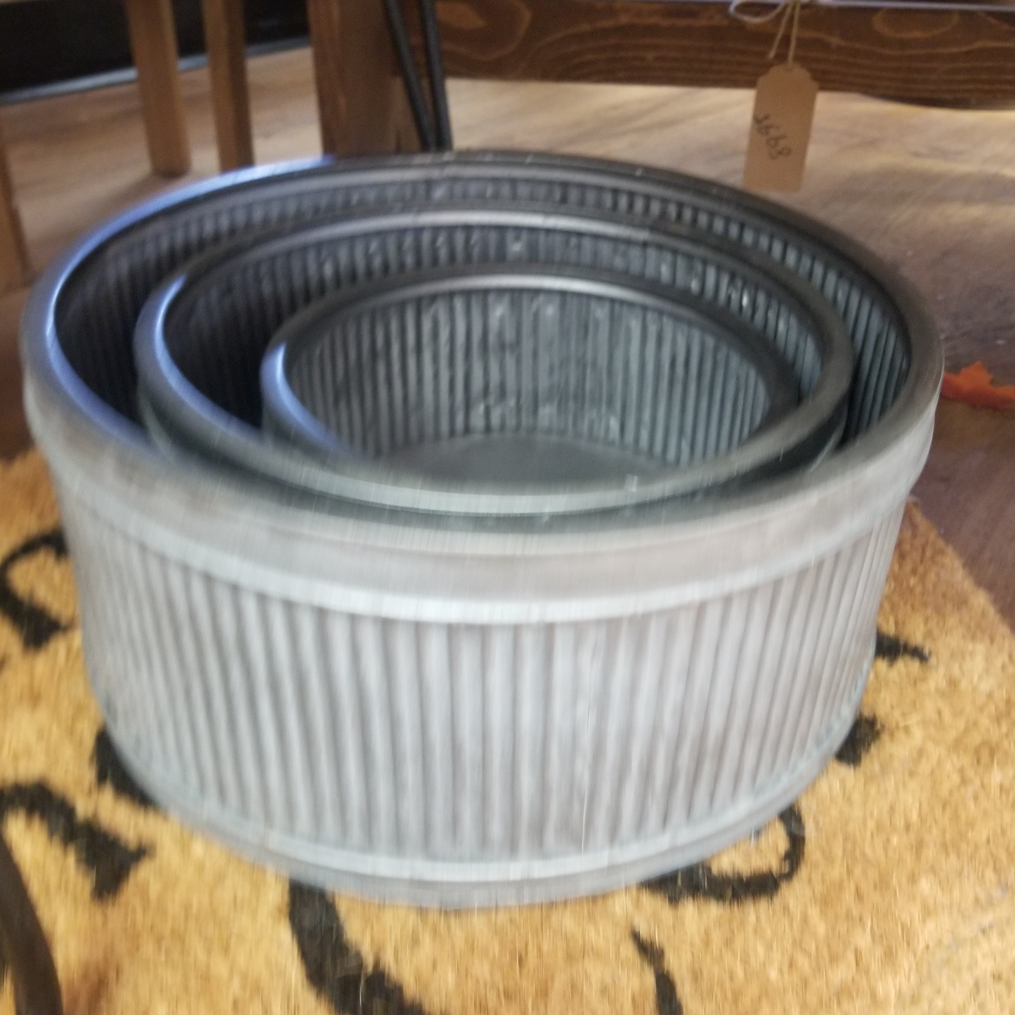 3 Sizes Available. The price advertised is for the Large Galvanized Planter which has the following dimensions: 12-1/4-inch x 12-1/4-inch x 5-3/4-inch