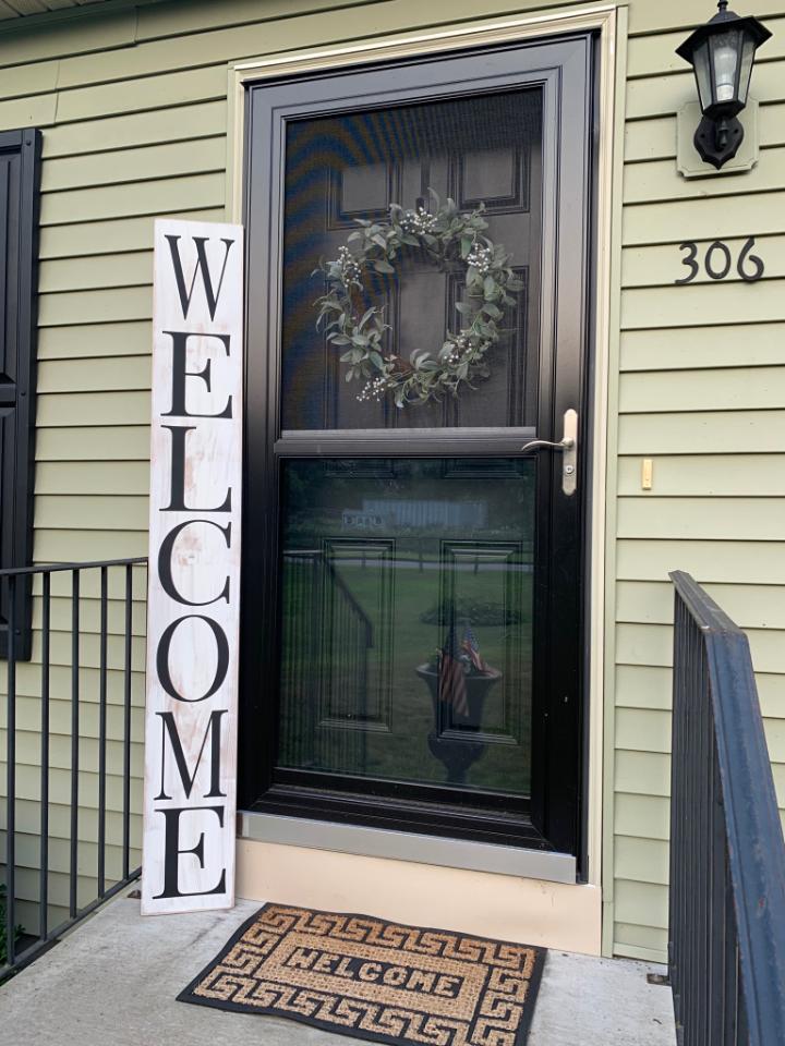 Welcome Sign Farmhouse Country Deck or Porch